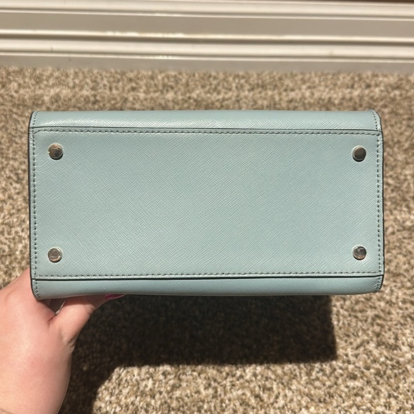 STACI SMALL COLOR BLOCK SATCHEL WITH MATCHING WALLET - Picture 6 of 16